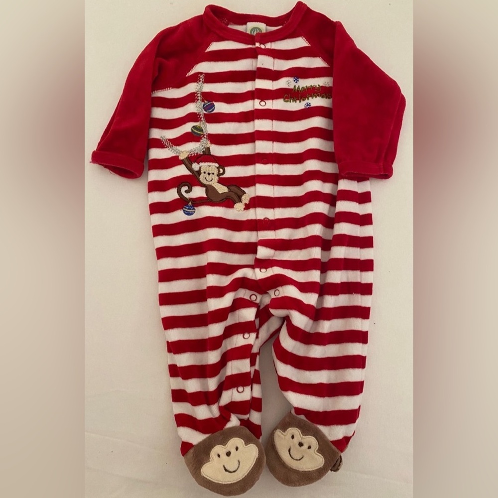 Christmas Baby Sleeper Size 3m